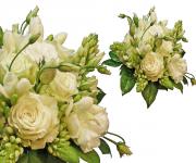 Svatební kytice bílá