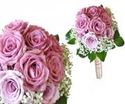 Svatební kytice lila