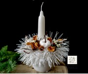 Vánoční mini svícen - dekorace